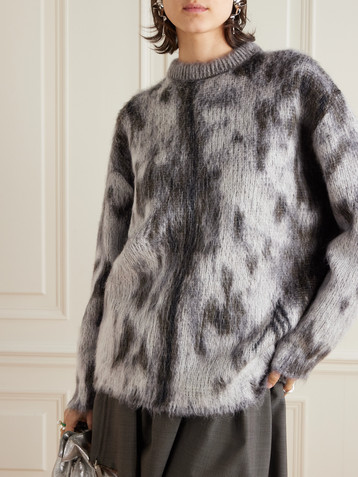 THE ATTICO Brushed knitted sweater