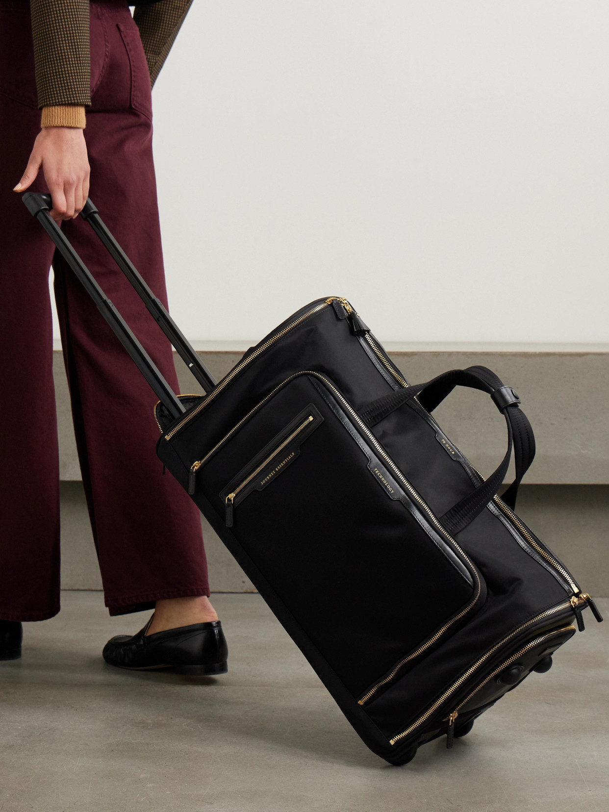 72 Hour Leather-Trimmed Econyl Weekend Bag