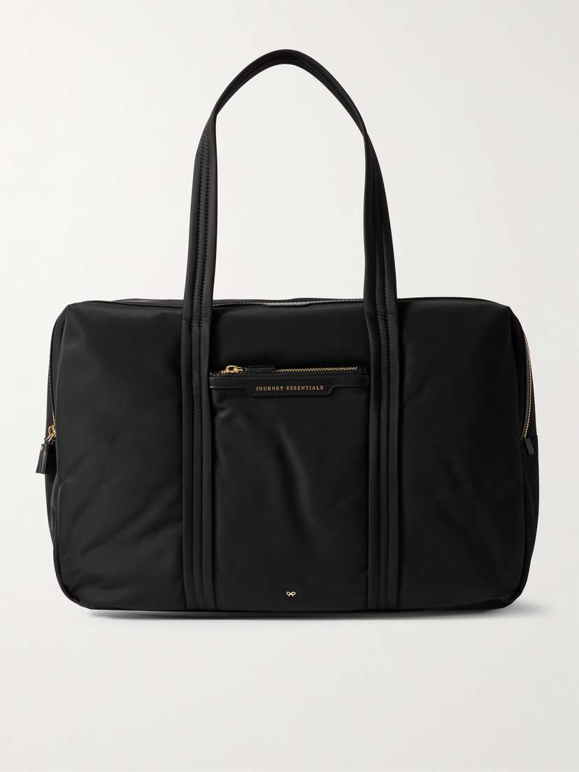 Anya Hindmarch 24 Hour Leather-trimmed Econyl® Weekend Bag