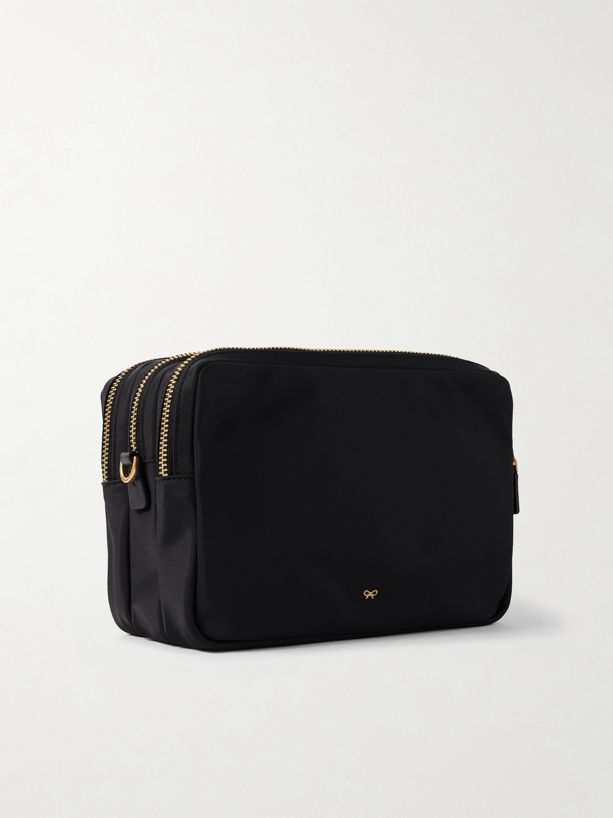 Leather-Trimmed Econyl Shoulder Bag