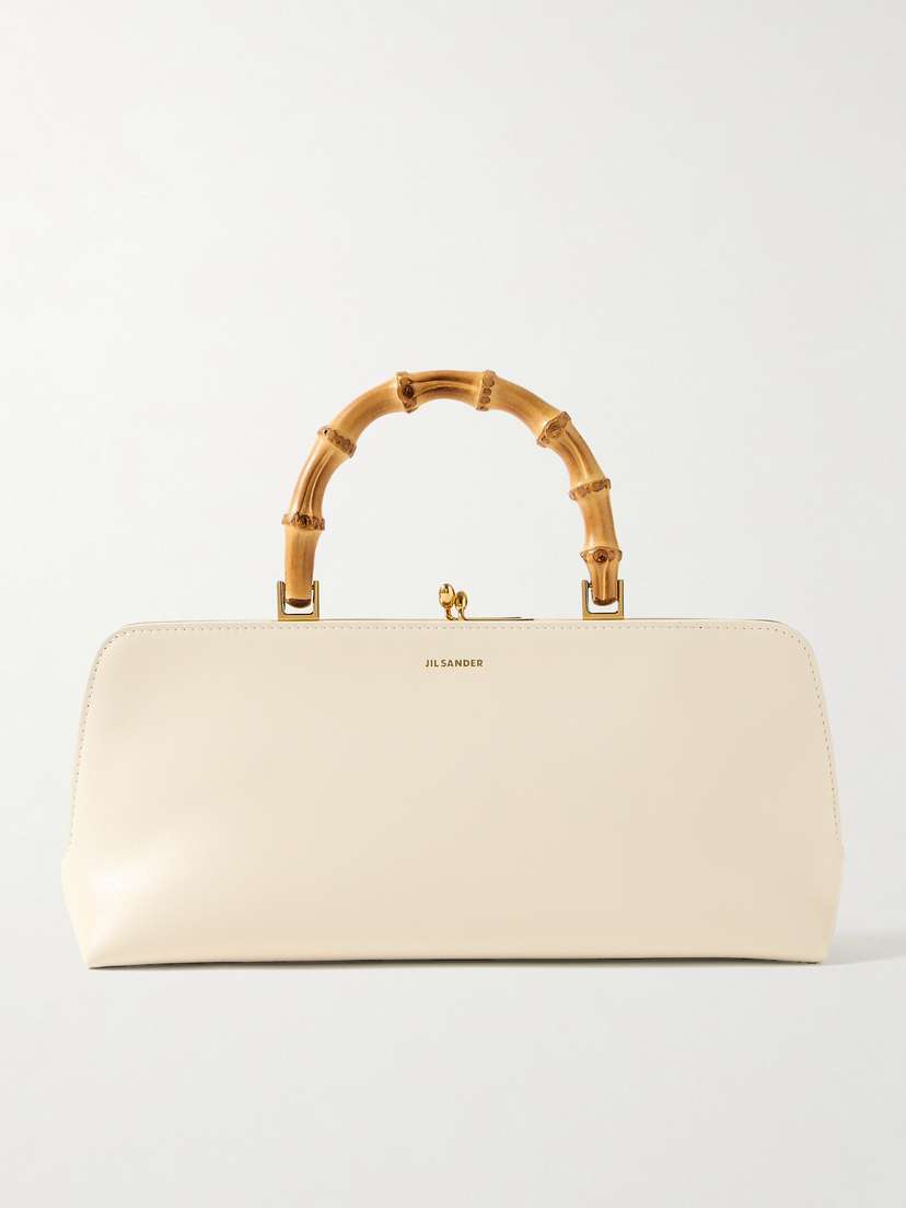 Jil Sander Goji Bamboo Leather Tote