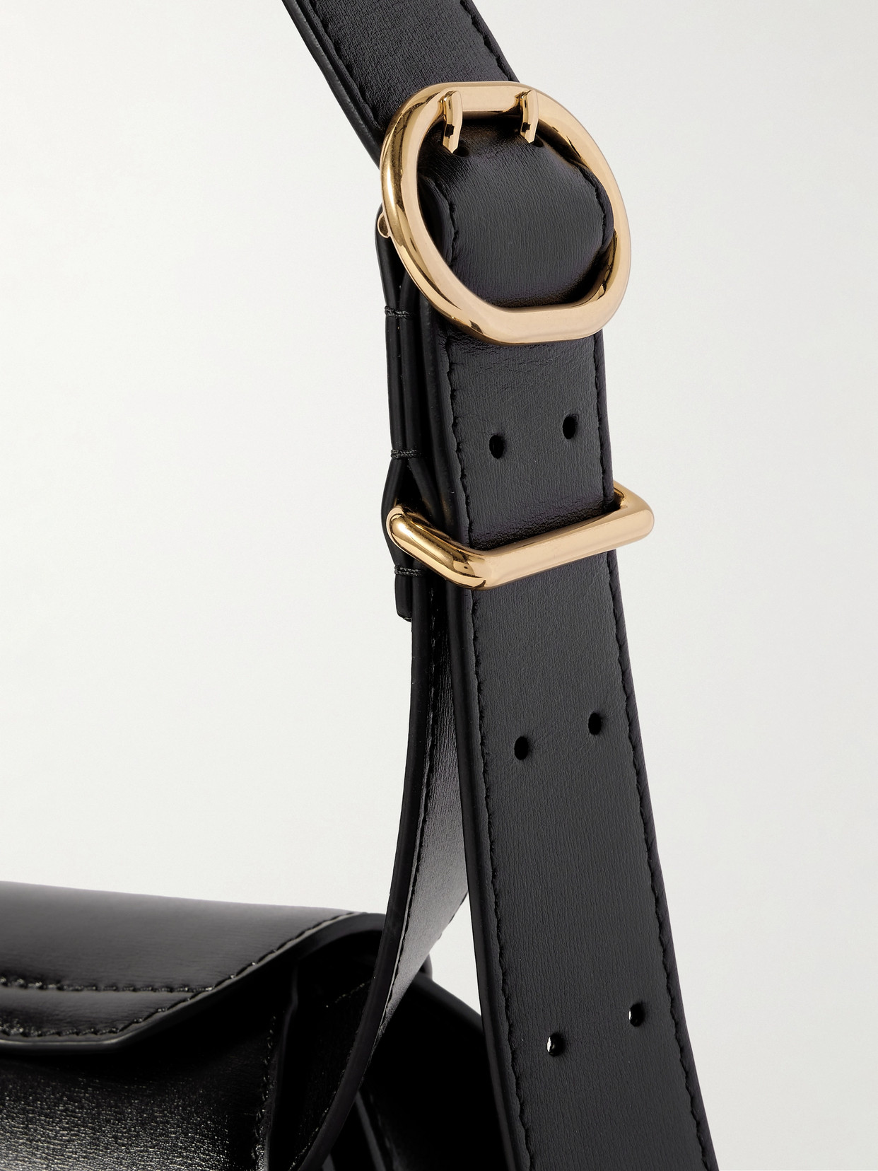 Jil Sander Cannolo Small Shoulder Bag In Black