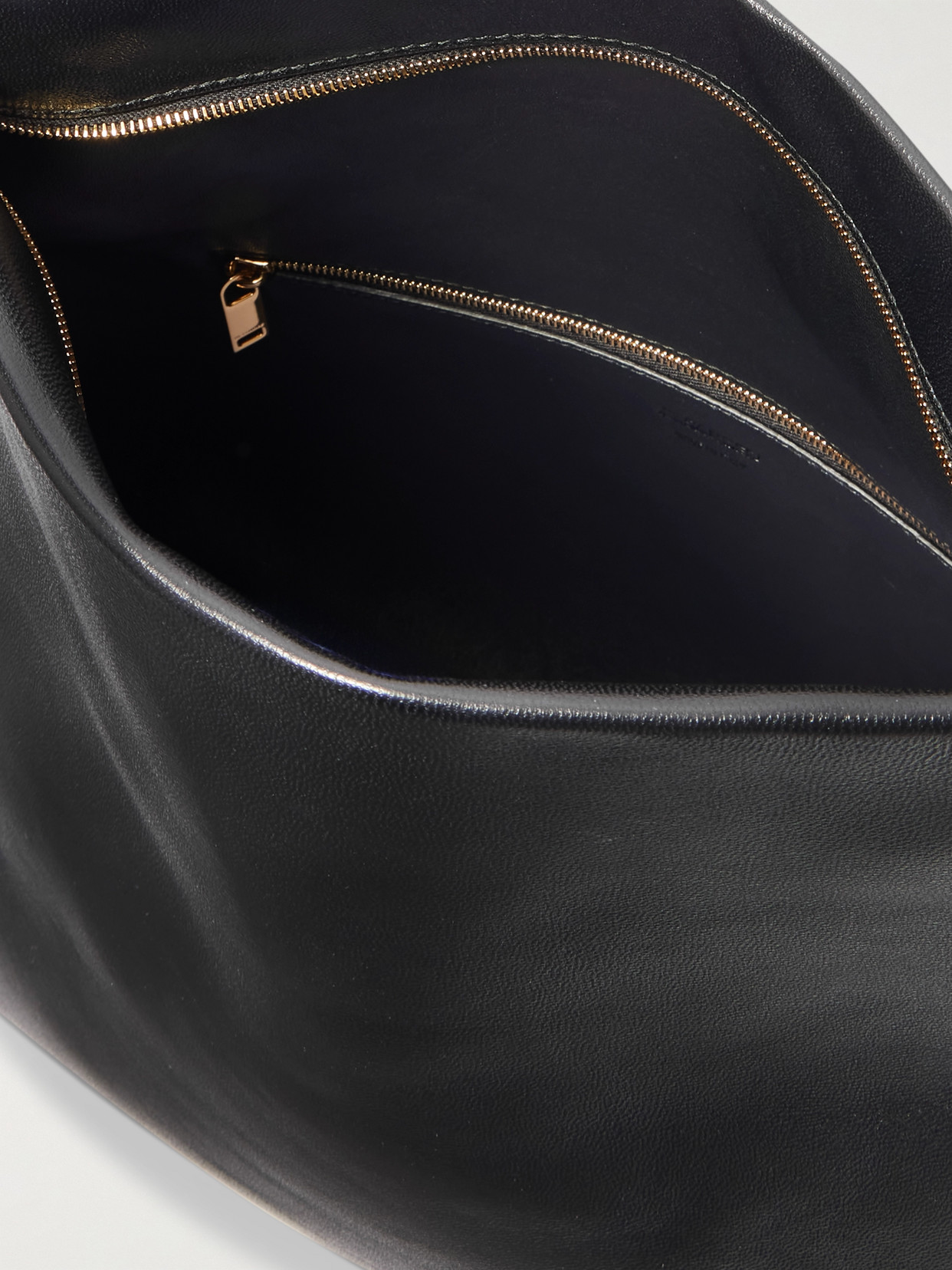 Jil Sander Embellished Leather Clutch In Black
