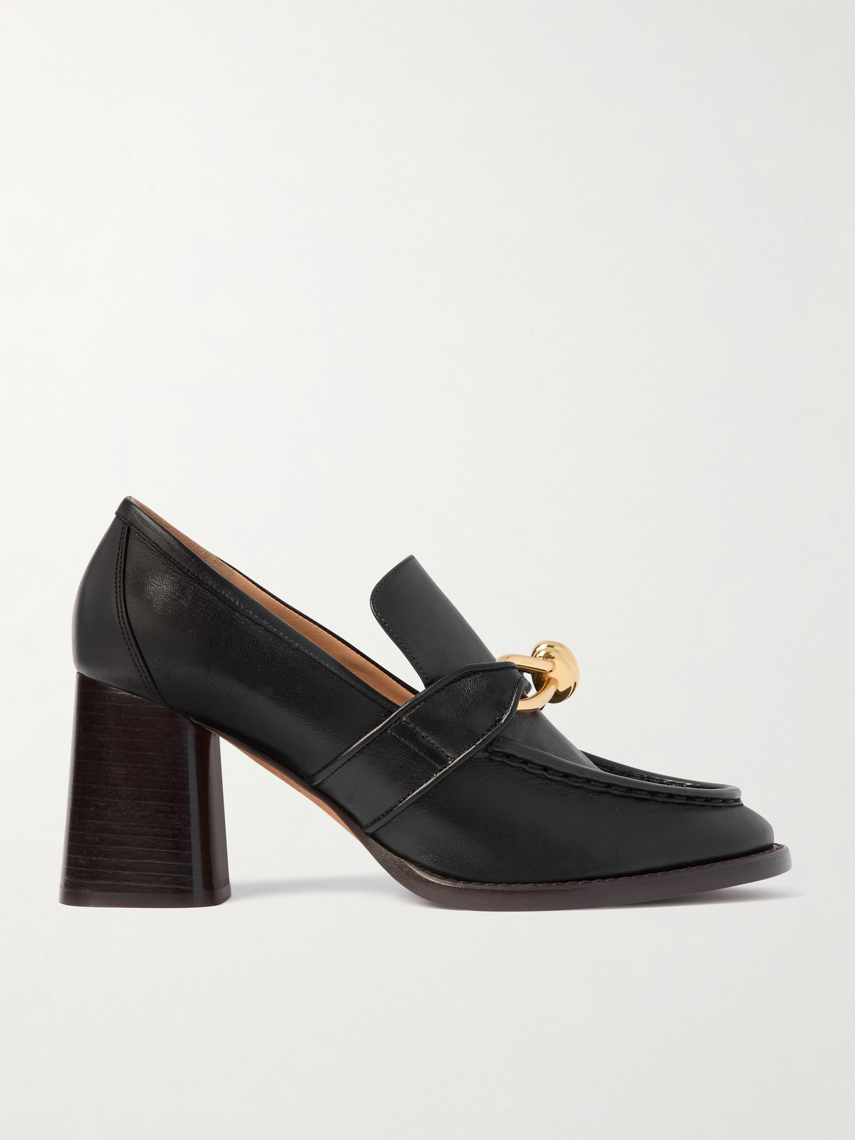Bottega Veneta - Astaire Leather Pumps - Black