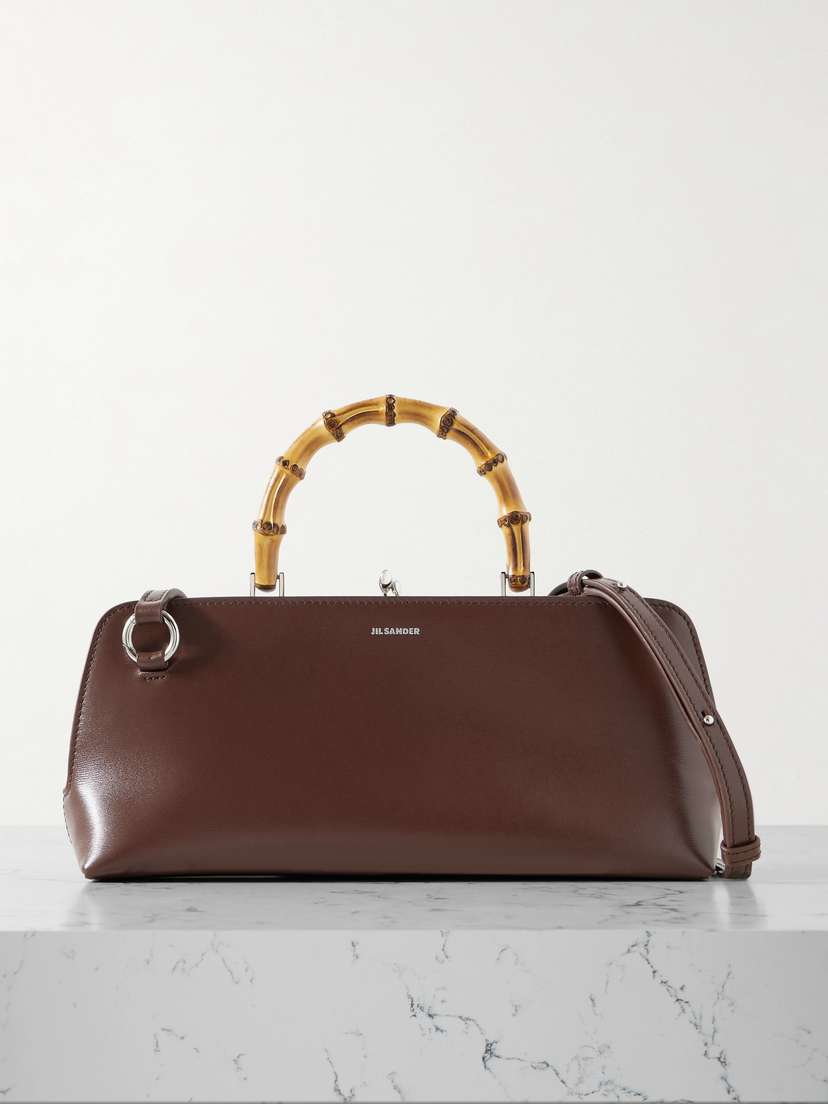 Jil Sander Bamboo Leather Tote