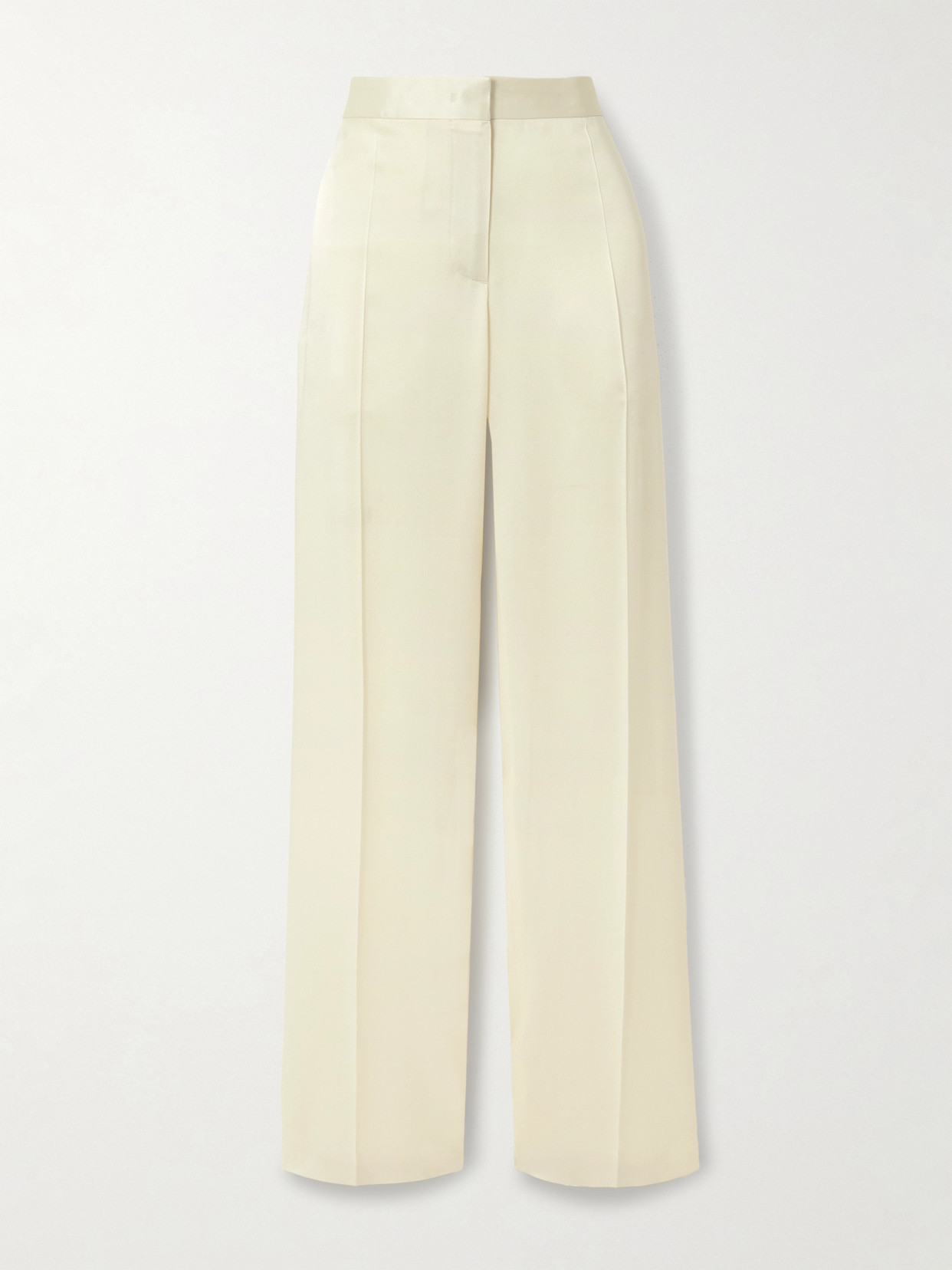 Jil Sander Women's Wide-leg Cotton Trousers In Cream