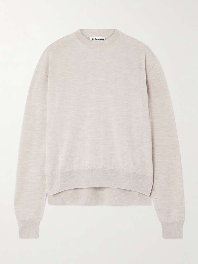 Jil Sander Cashmere, Wool And Silk-blend Sweater