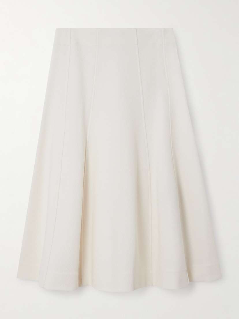 Jil Sander Paneled Knitted Midi Skirt