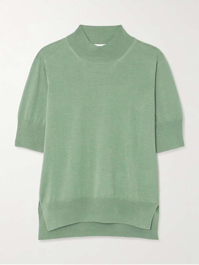 Jil Sander Cashmere, Wool And Silk-blend Sweater