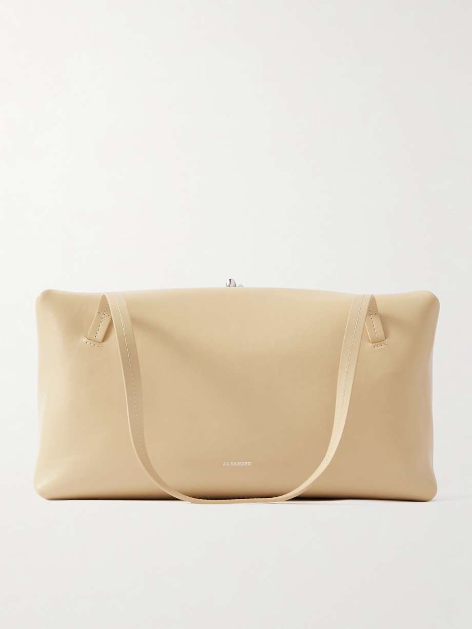 JIL SANDER 皮革中号手提包 | NET-A-PORTER