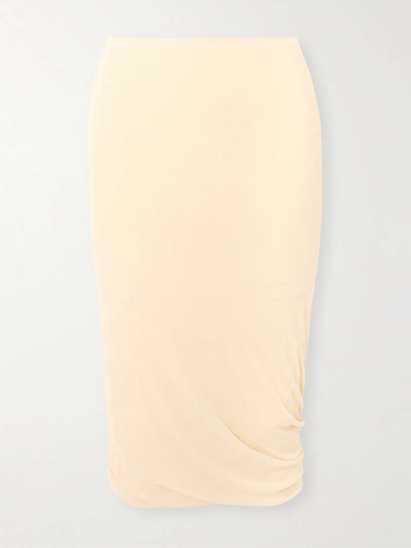 Jil Sander Cotton-crepe Midi Skirt