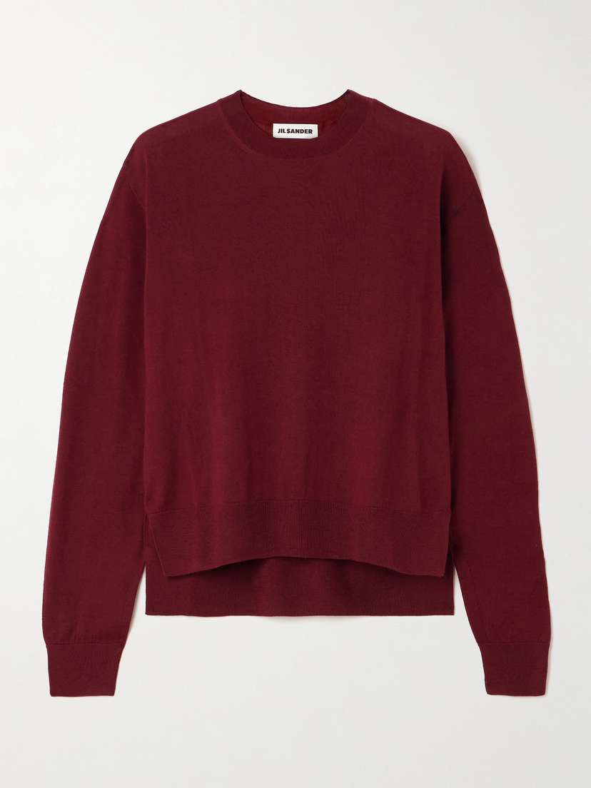 Jil Sander Cashmere, Wool And Silk-blend Sweater