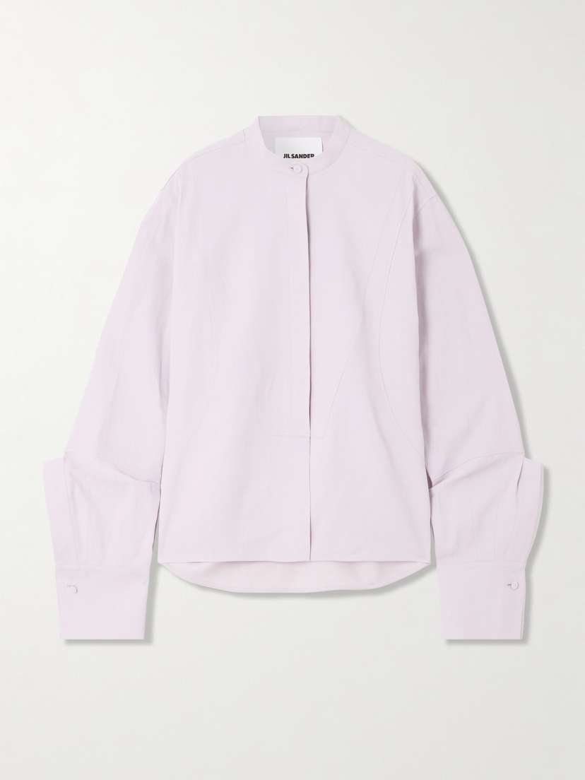 Jil Sander Paneled Linen Shirt
