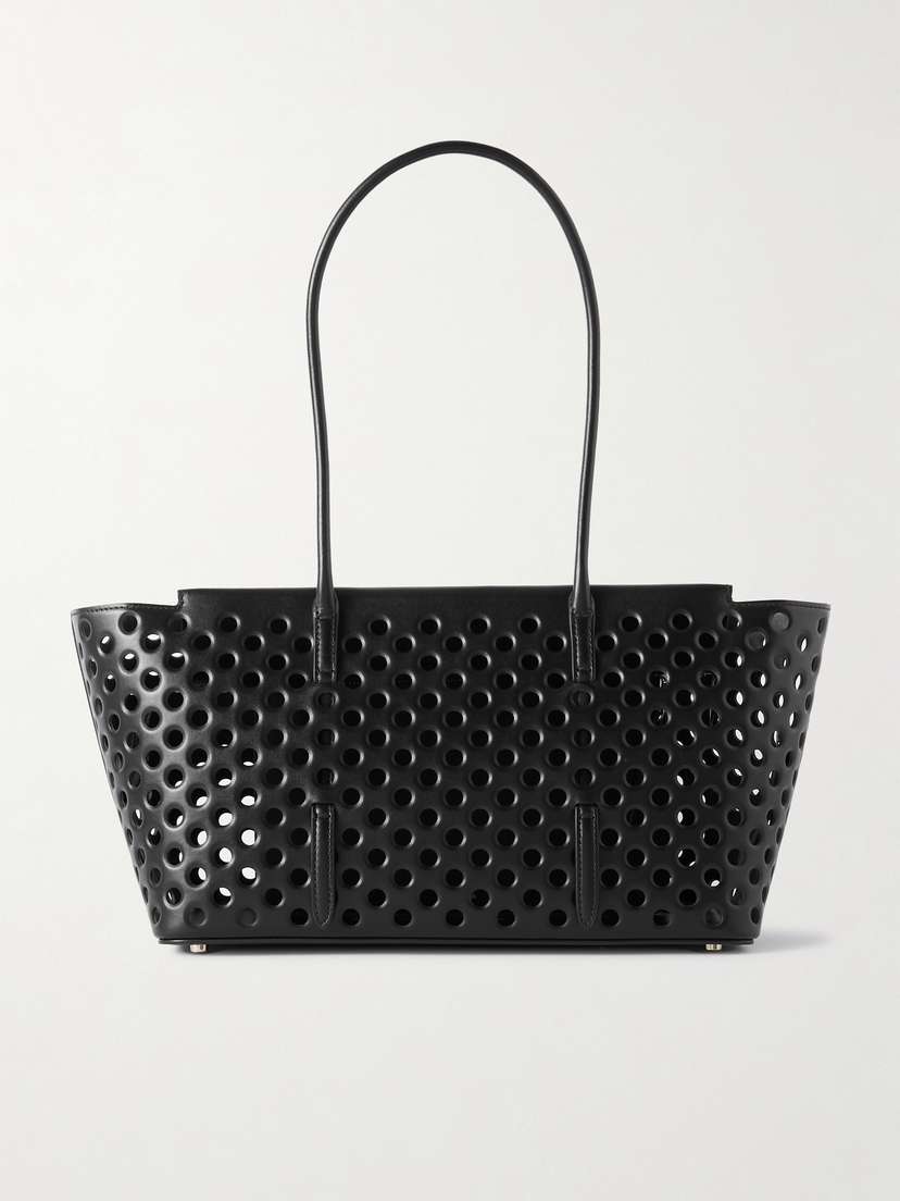 Alaïa Neo Mina Perforated Leather Tote