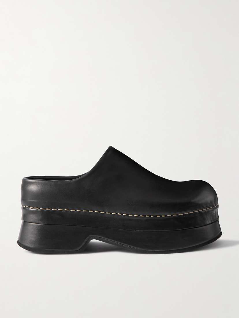 Alexander McQueen Leather Clogs - EU 41.5