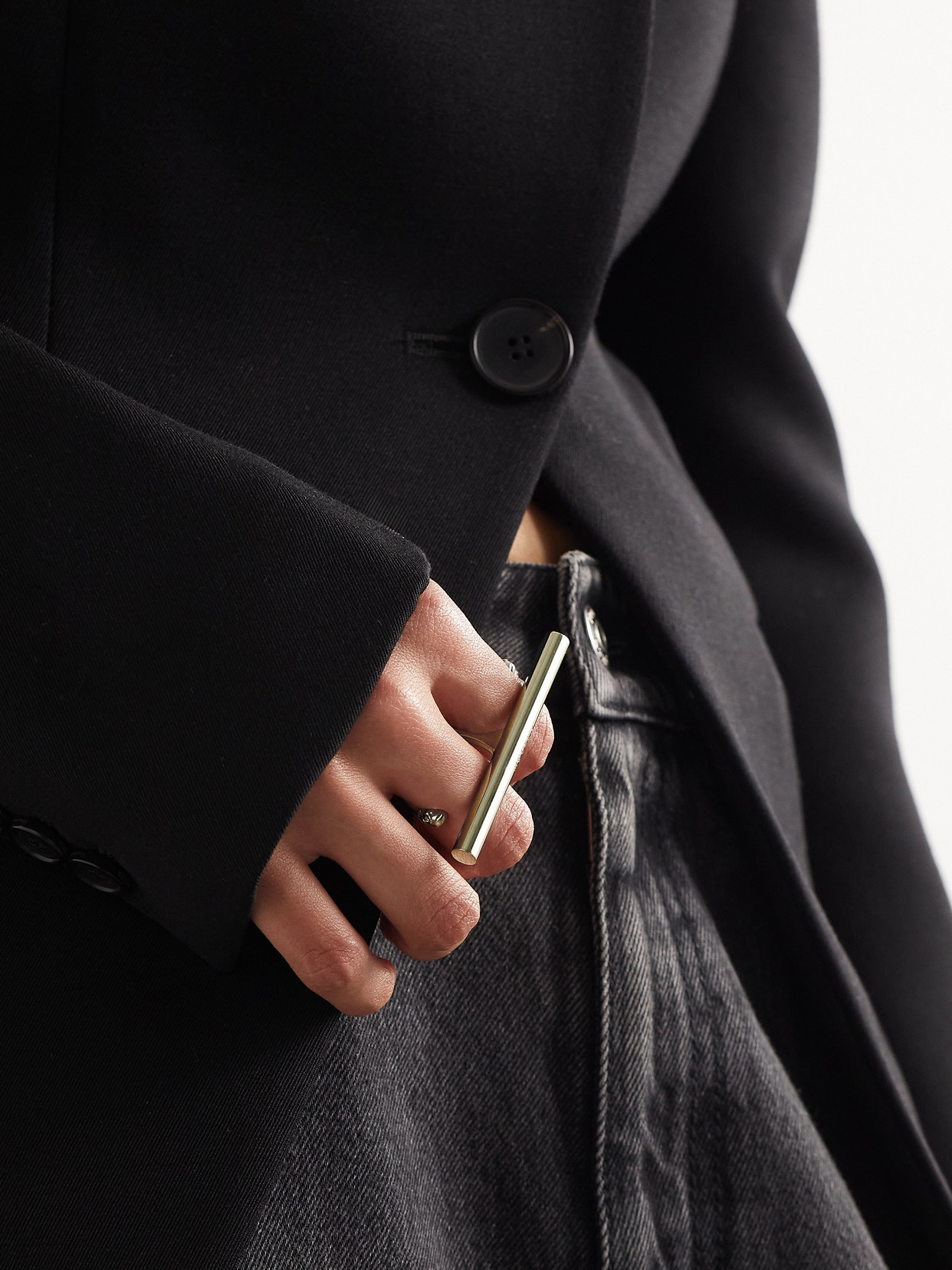 Alexander Mcqueen Silver-tone Ring In Silver