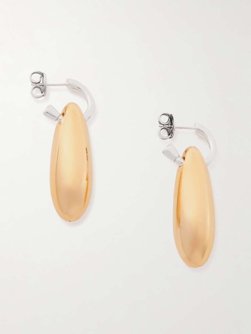 Bottega Veneta plated And Silver Earrings