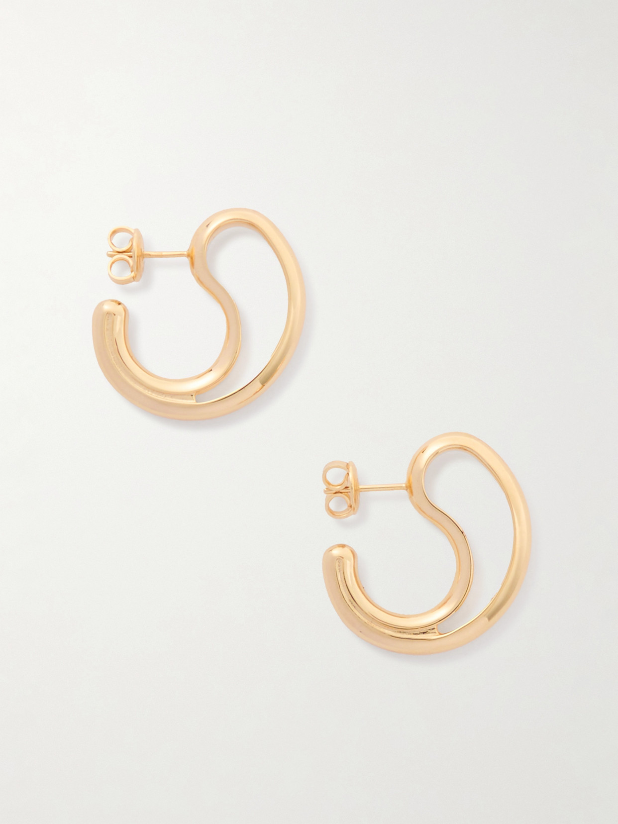 Bottega Veneta Gold-plated Silver Earrings