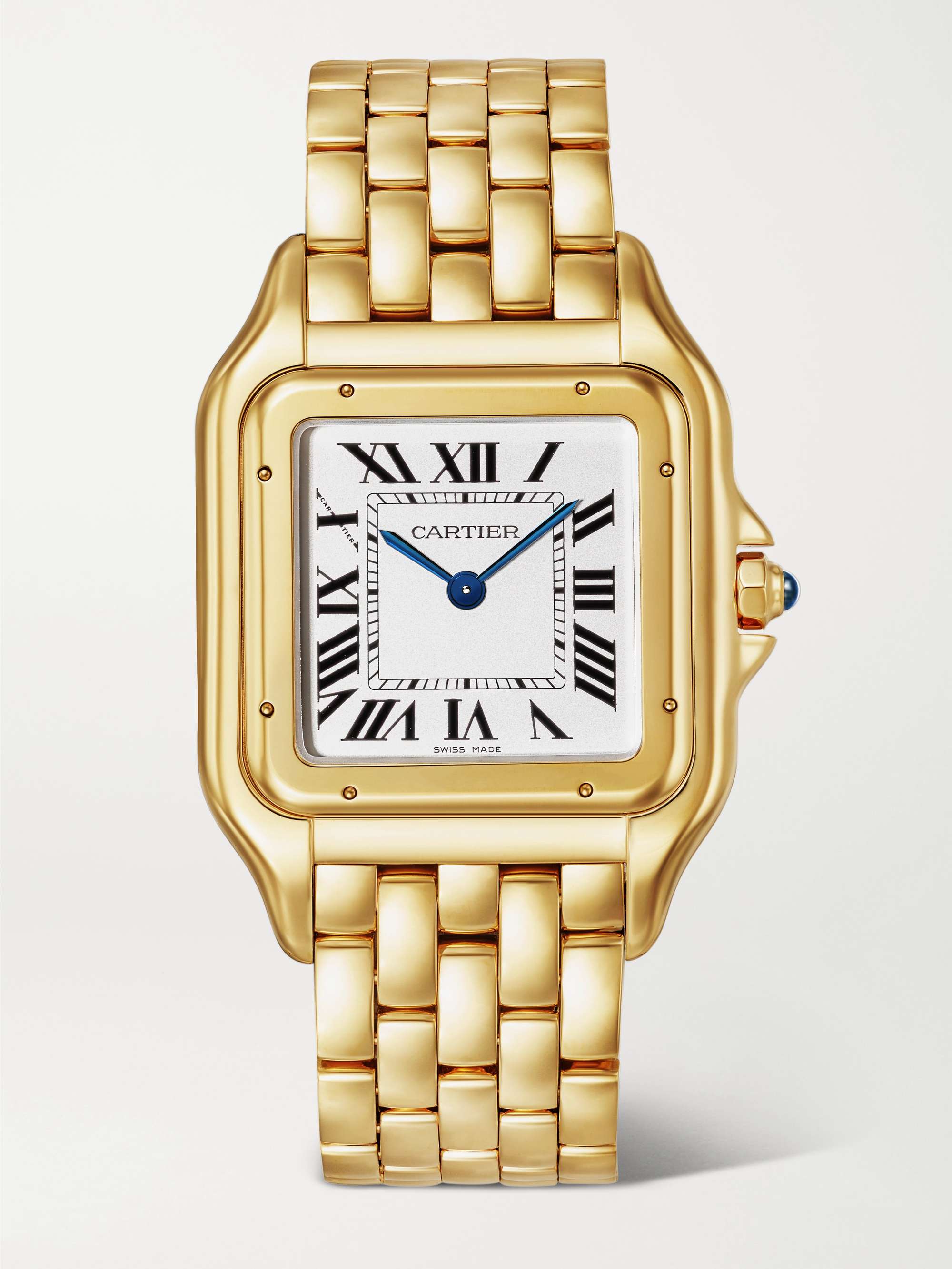 Panthère de Cartier Medium 31mm 18-karat gold watch - white - One Size