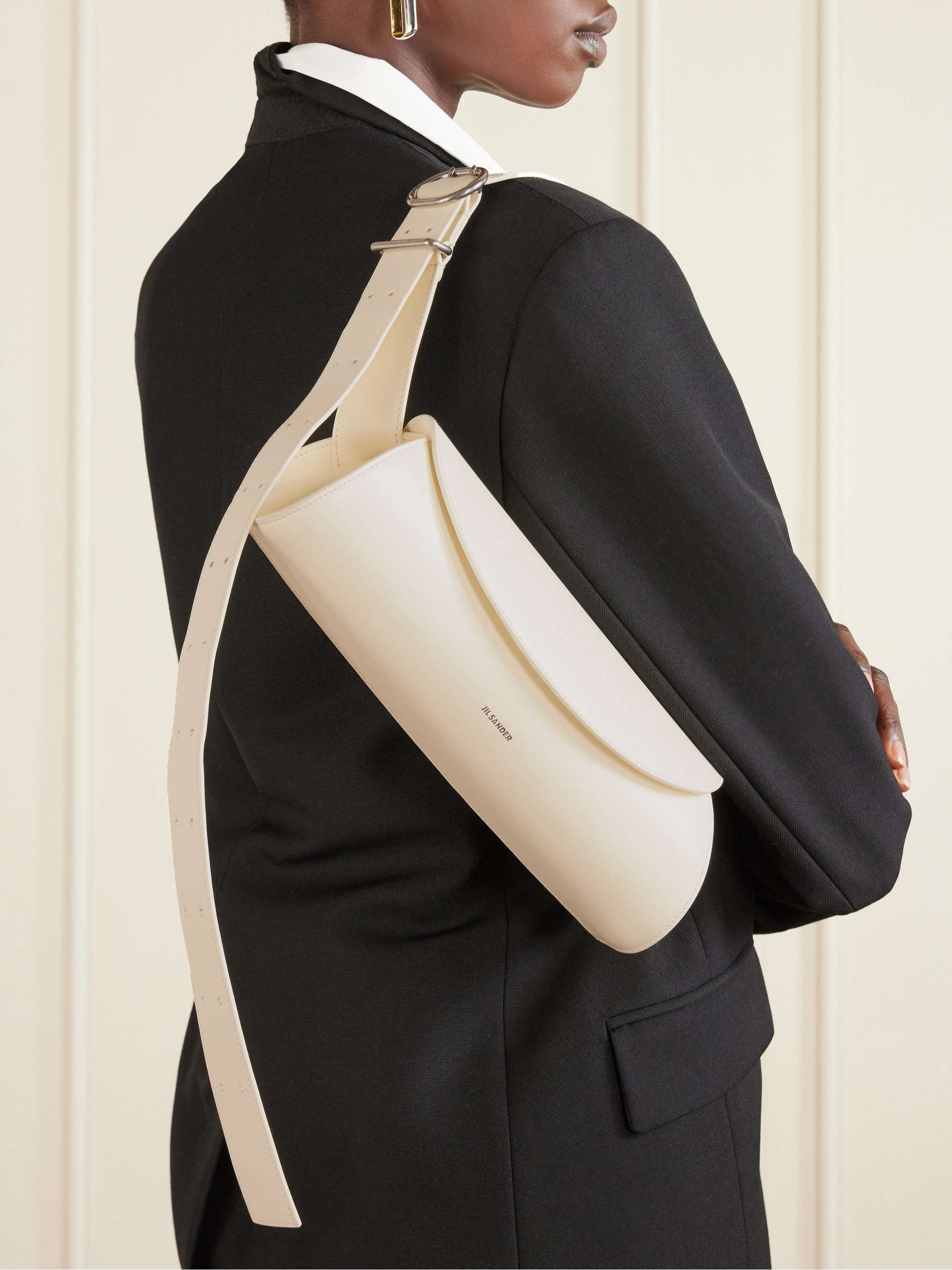 JIL SANDER Cannolo small leather shoulder bag | NET-A-PORTER