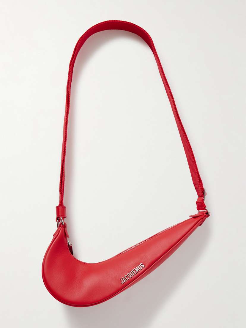 Nike + Jacquemus Embellished Leather Shoulder Bag