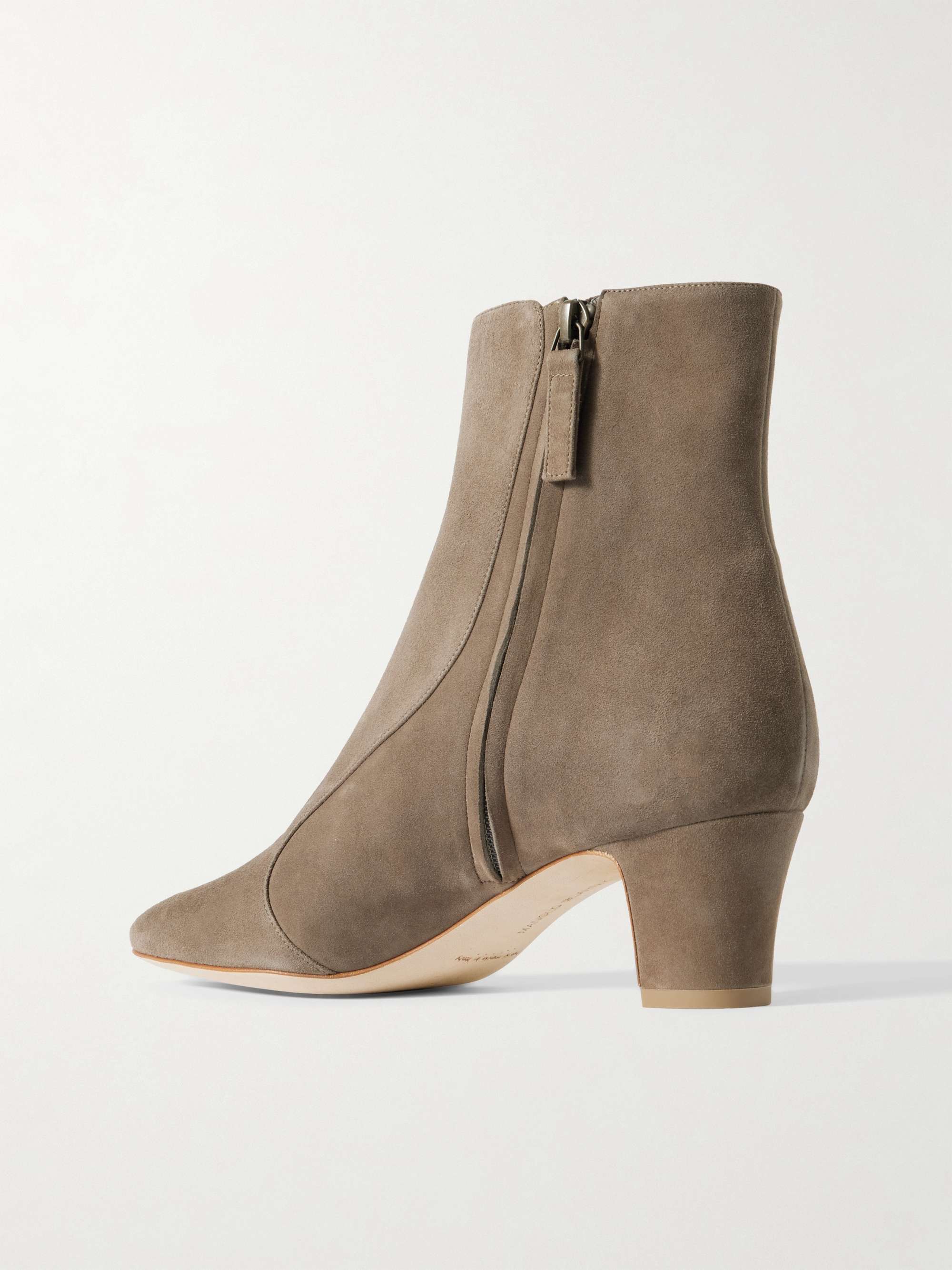 MANOLO BLAHNIK Myconia 50 绒面革踝靴