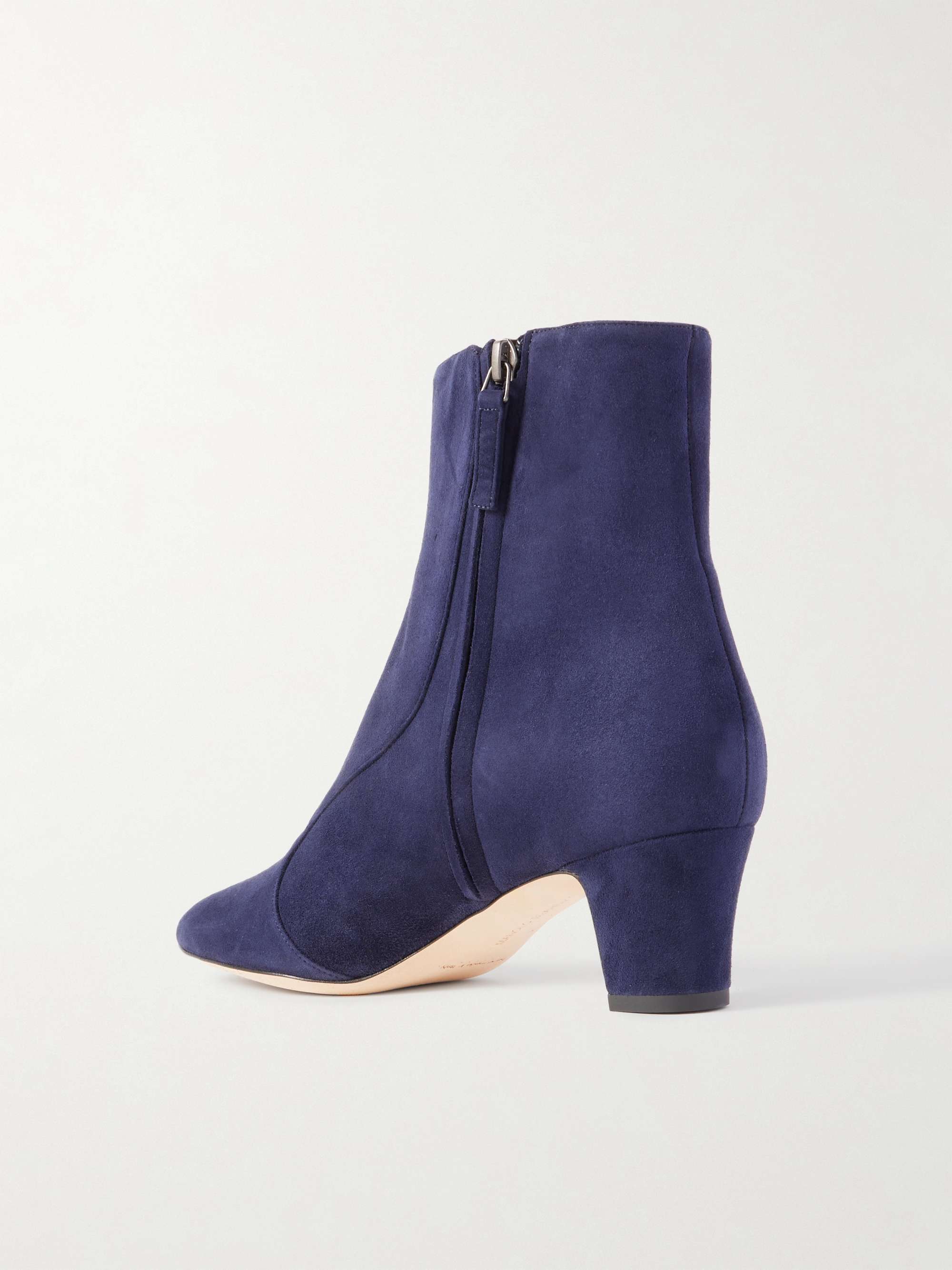 MANOLO BLAHNIK Myconia 50 suede ankle boots