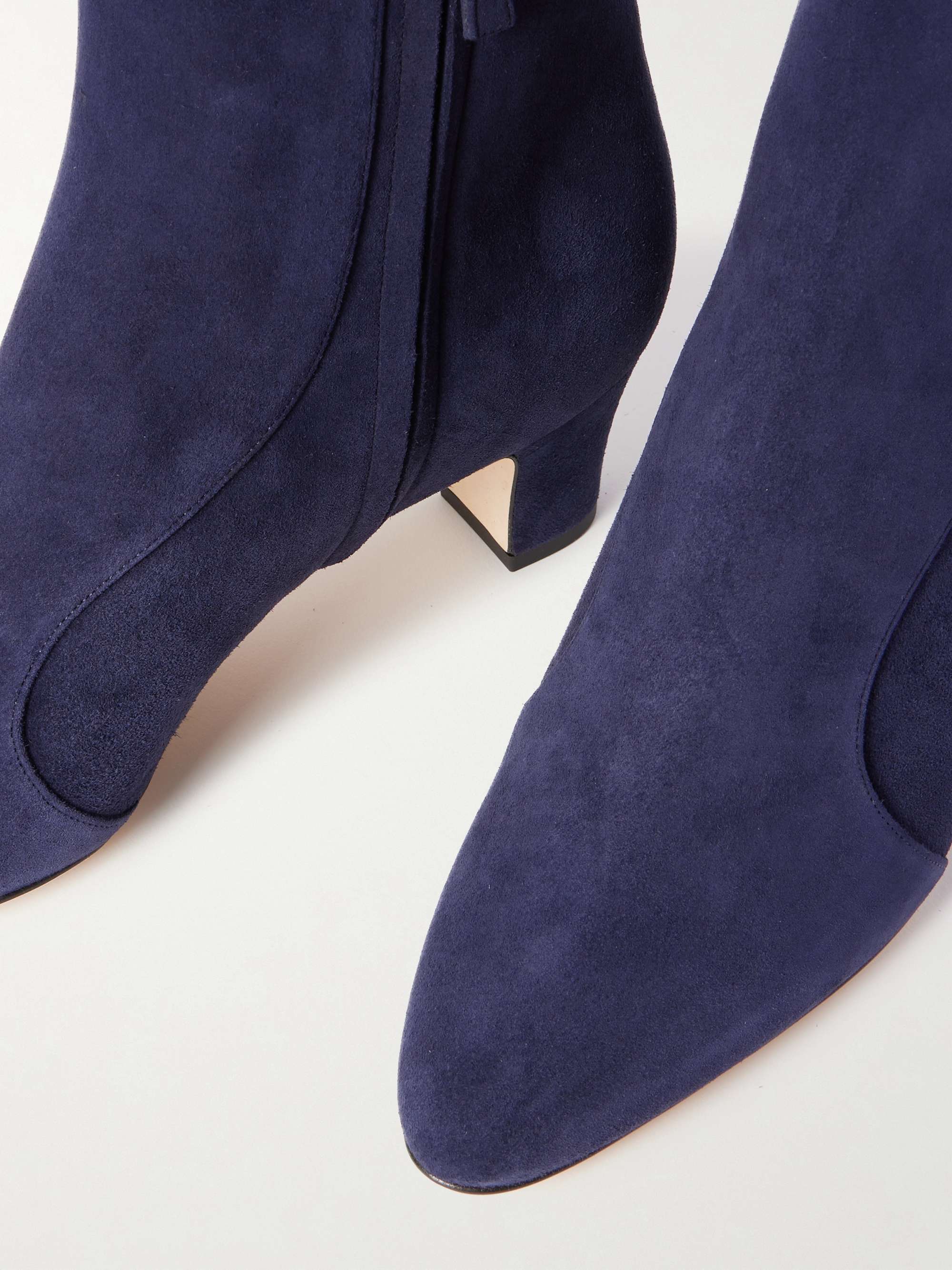 MANOLO BLAHNIK Myconia 50 suede ankle boots