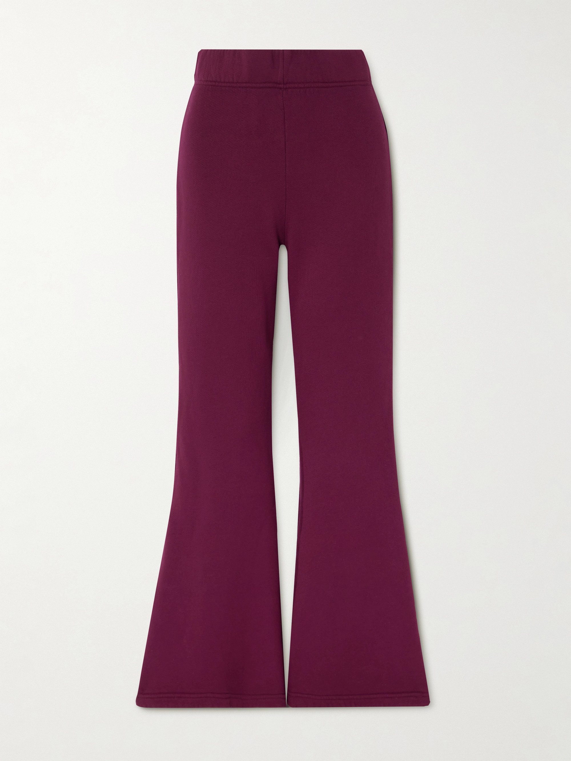 Les Tien Cotton-jersey flared track pants thumbnail