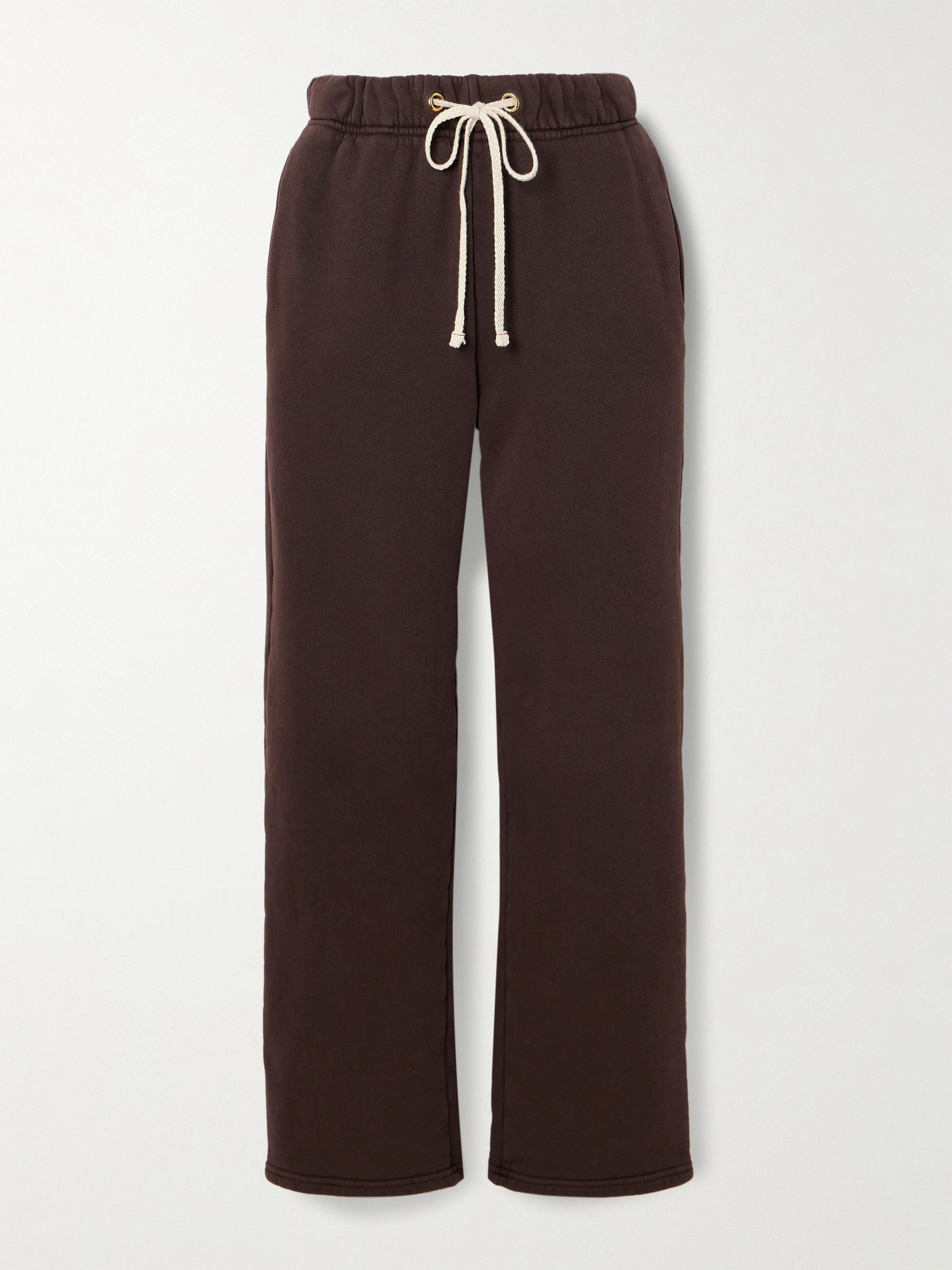 Les Tien Dylano cotton-jersey straight-leg track pants thumbnail
