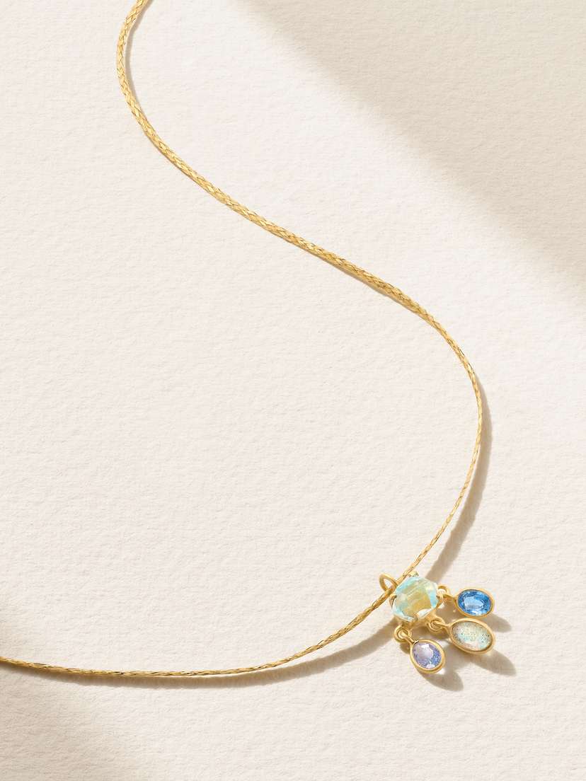 Pippa Small 18-karat Gold Multi-stone Necklace