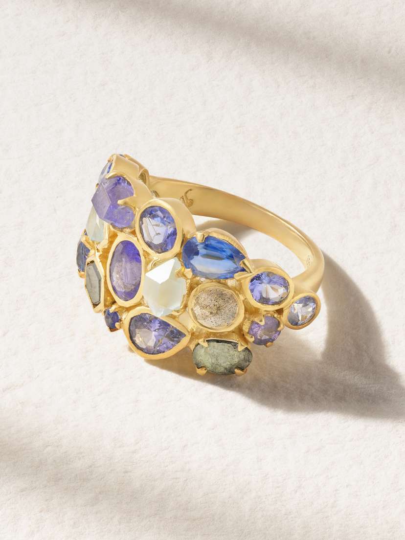 Pippa Small 18-karat Gold Multi-stone Ring
