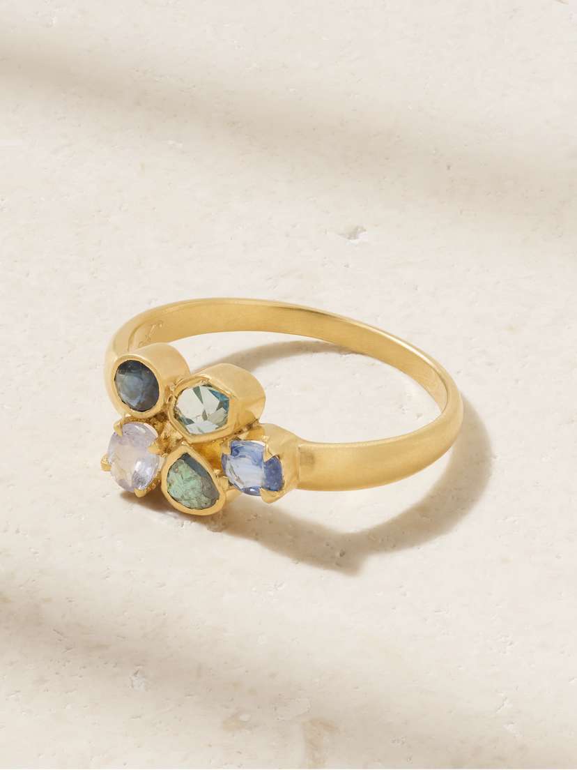 Pippa Small 18-karat Gold Multi-stone Ring