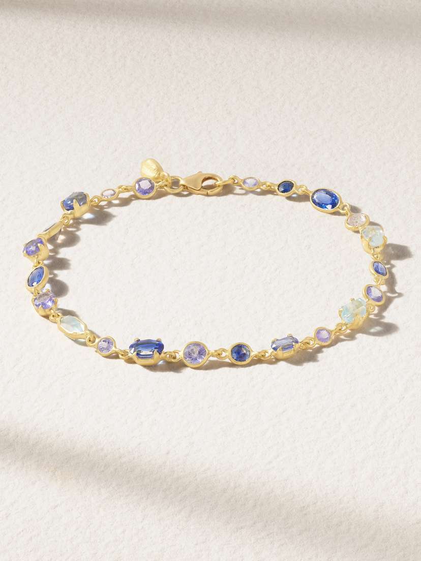 Pippa Small 18-karat Gold Multi-stone Bracelet