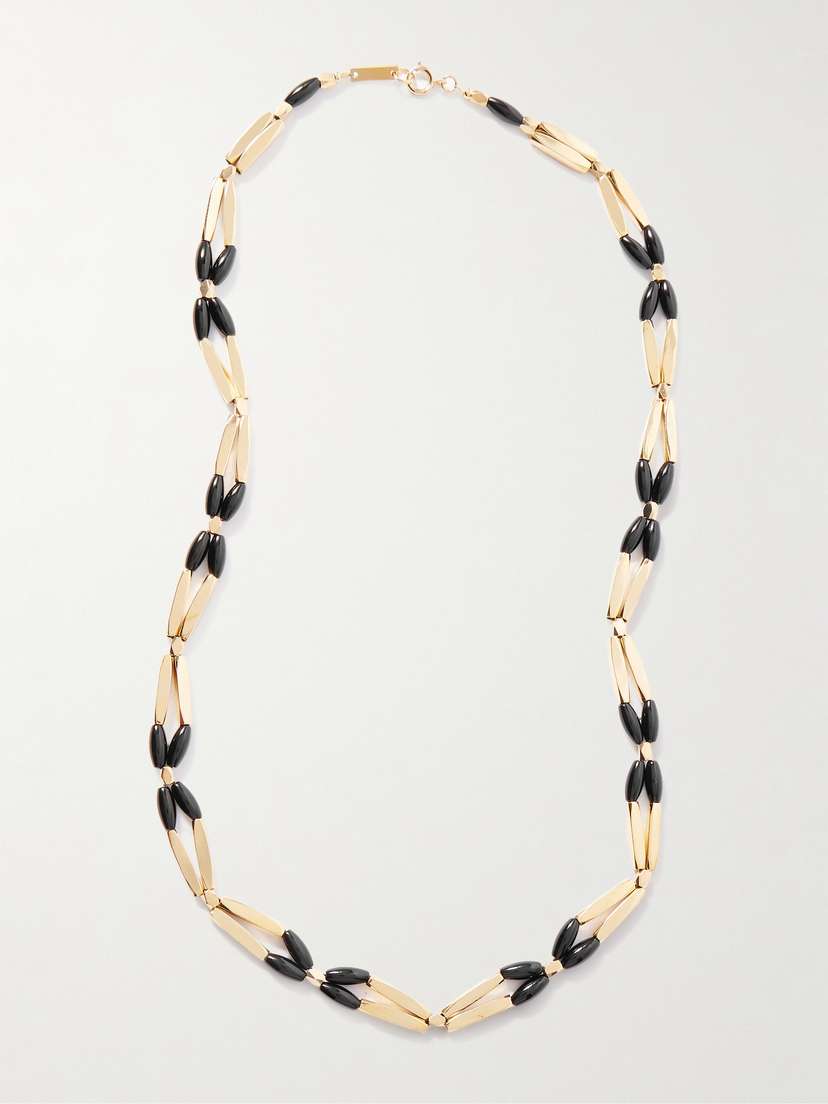 Isabel Marant Sahale Gold-tone Beaded Necklace