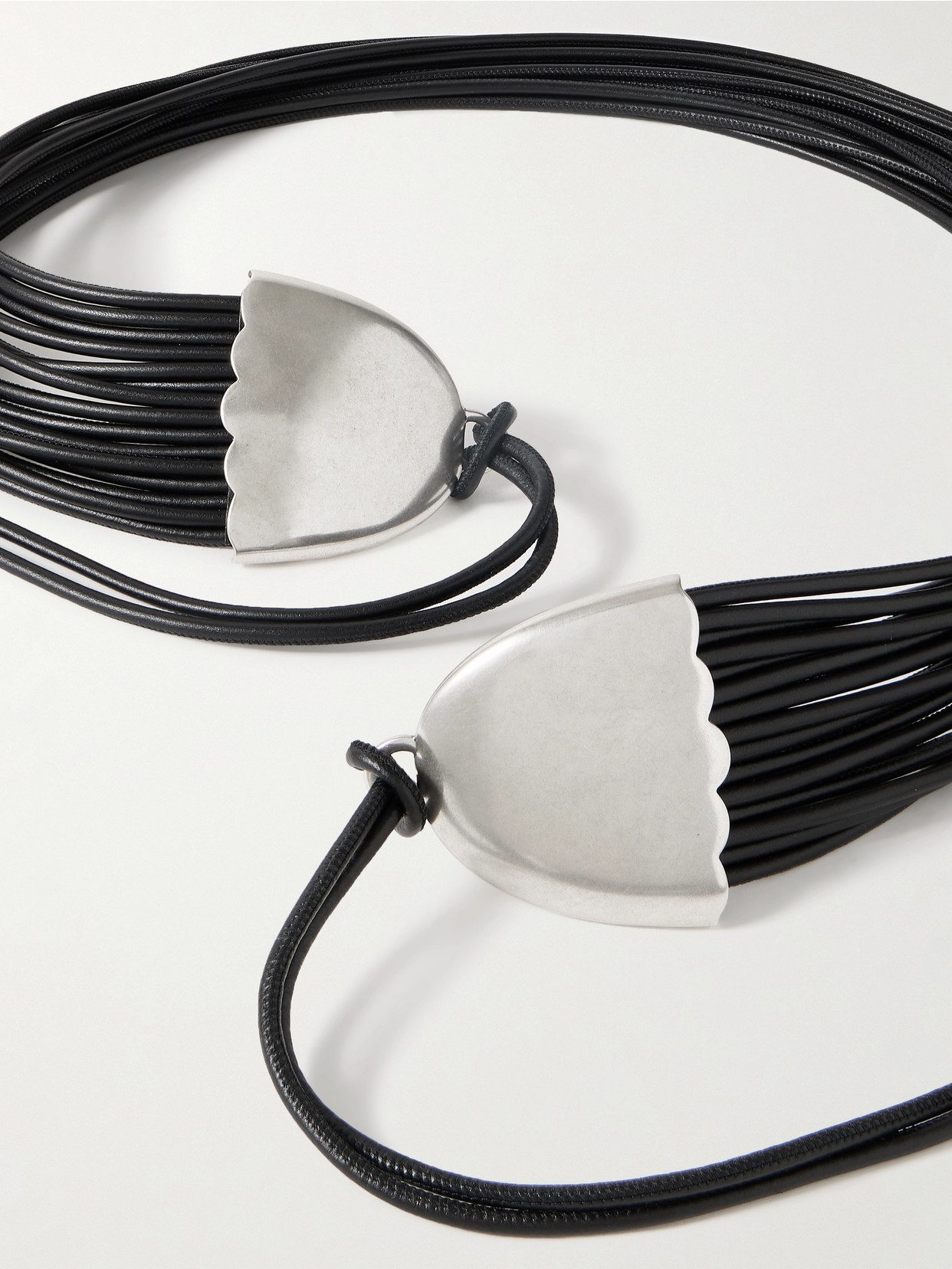 Isabel Marant Brandy Leather Belt In Black