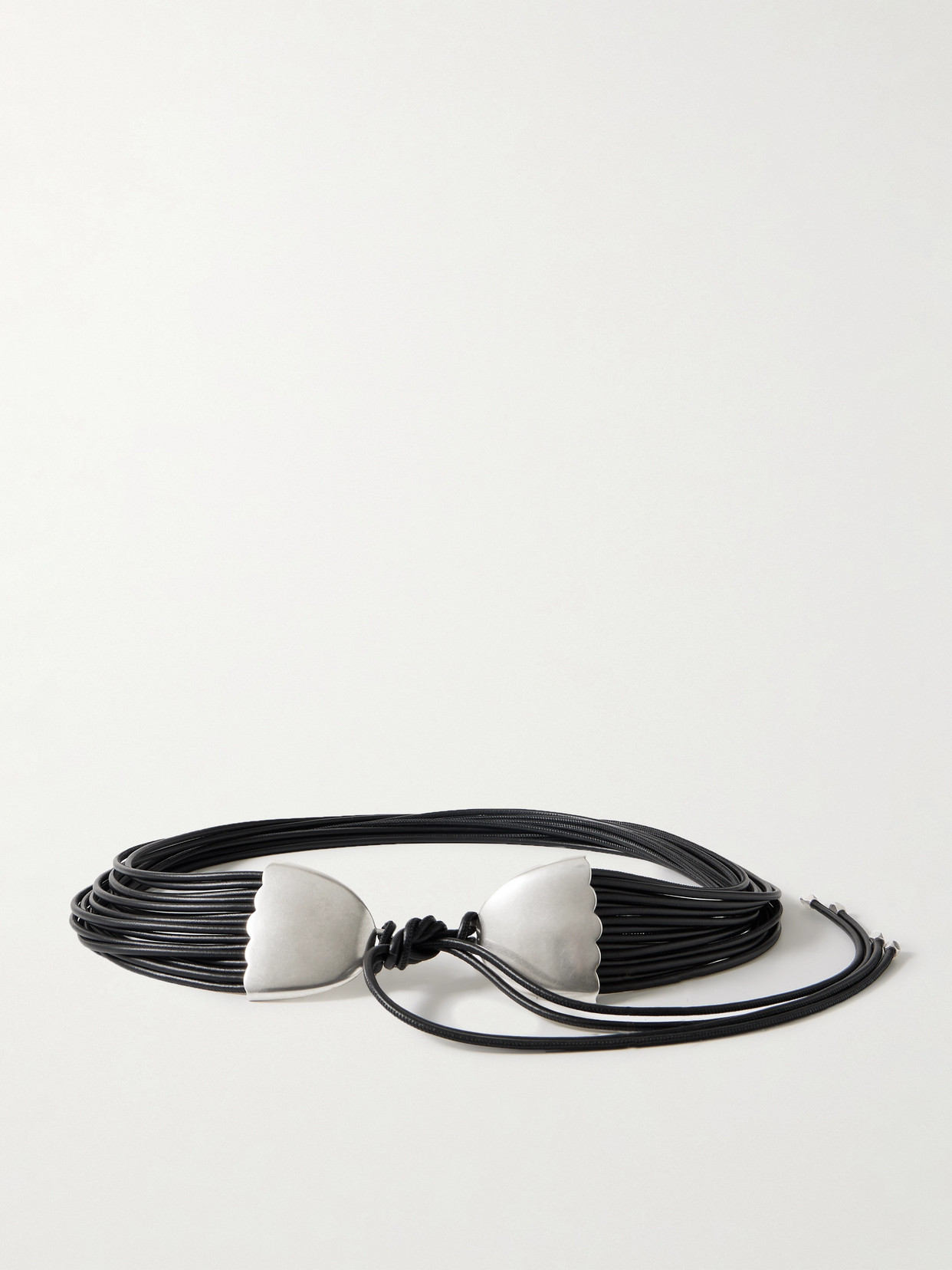Isabel Marant Brandy Leather Belt In Black