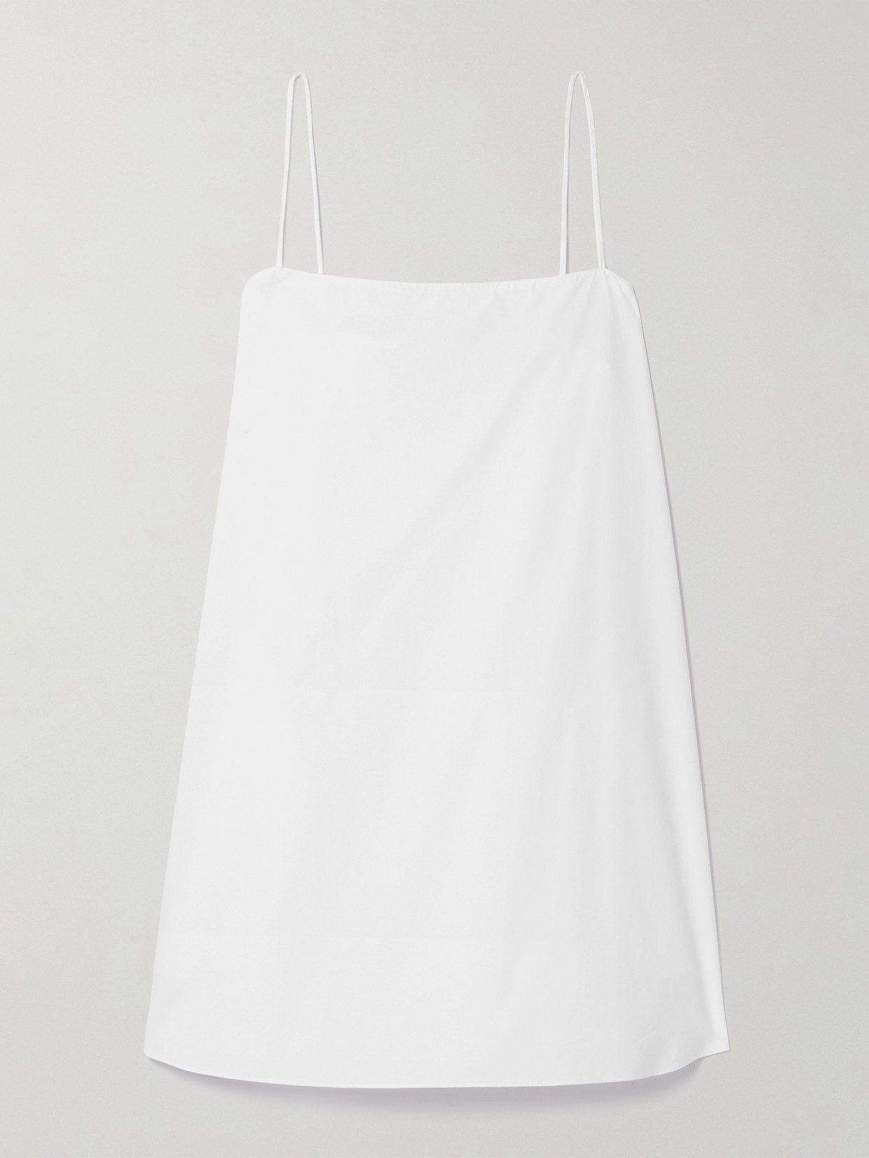 Matteau - Organic Cotton-poplin Mini Dress - White