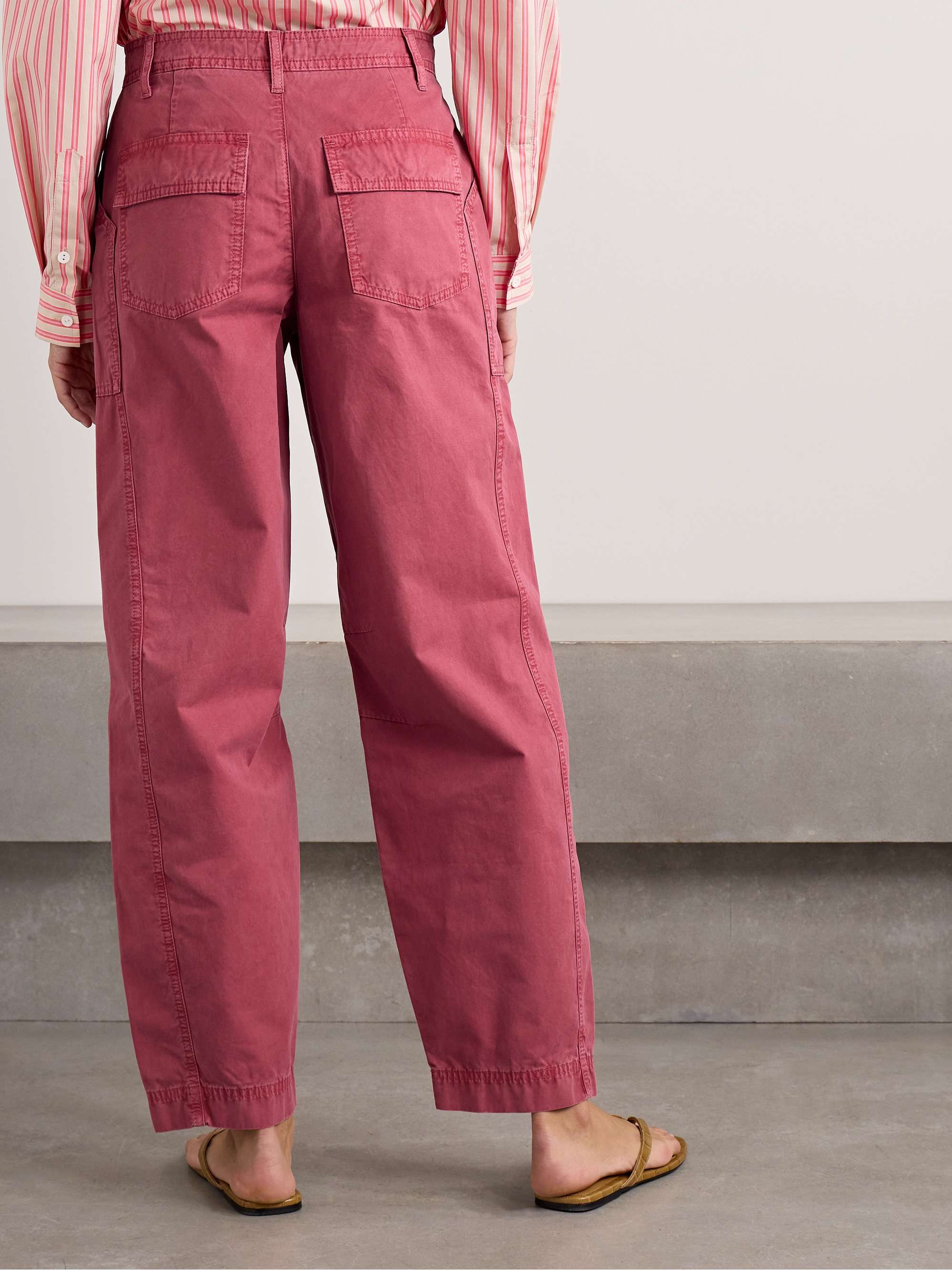 MATTEAU Cotton-twill straight-leg cargo pants