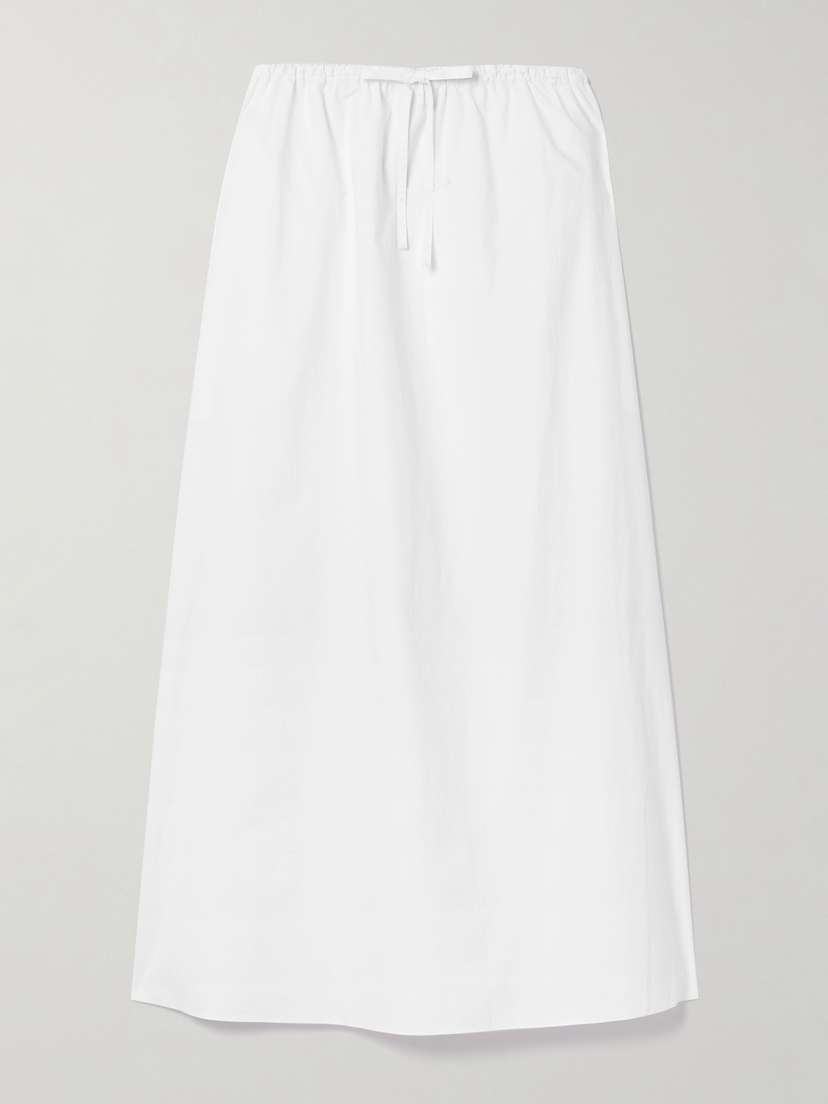 Matteau Organic Cotton-poplin Midi Skirt