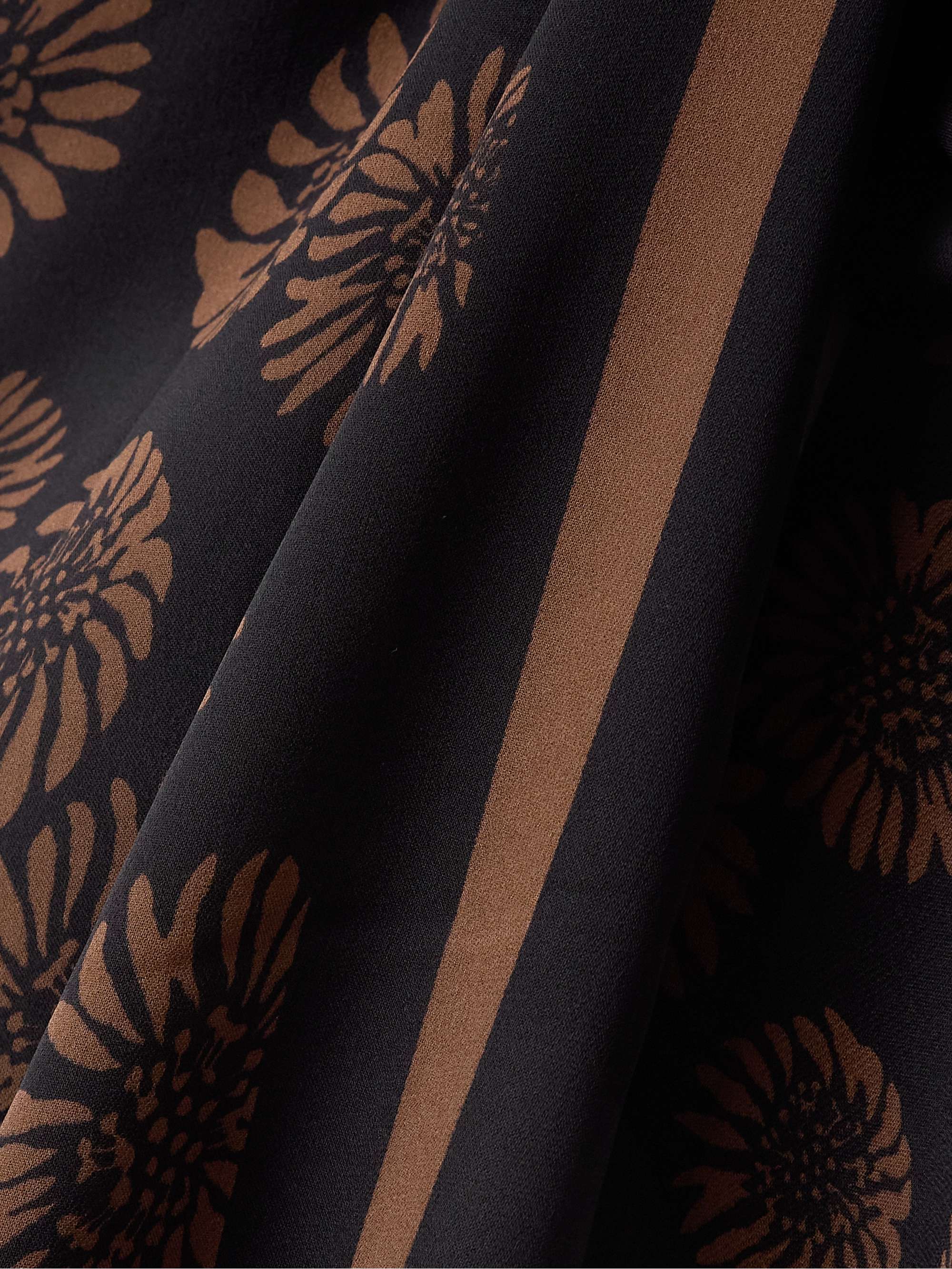 MATTEAU Pareo aus bedrucktem Seiden-Georgette