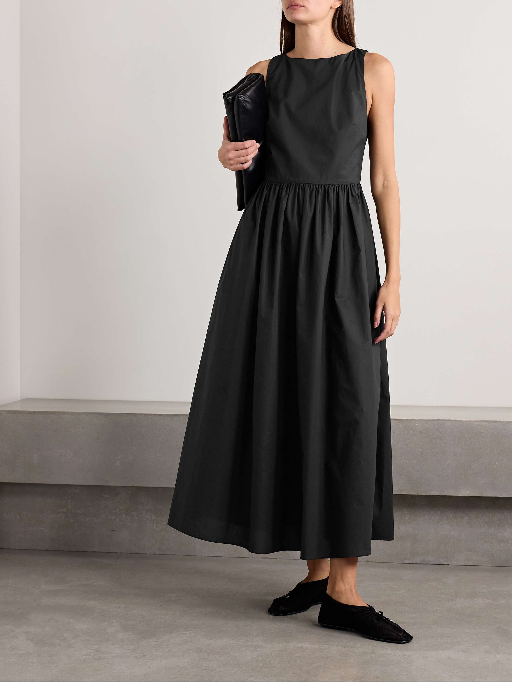 Organic cotton midi dress outlet