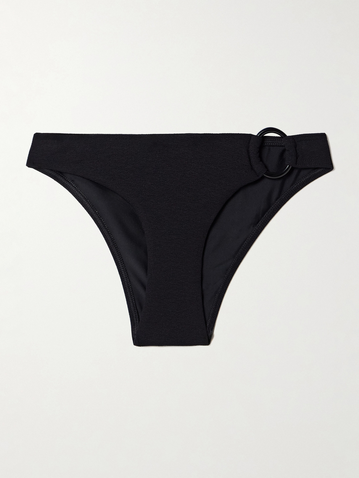 Matteau Embellished Stretch Recycled Bikini Briefs In Black