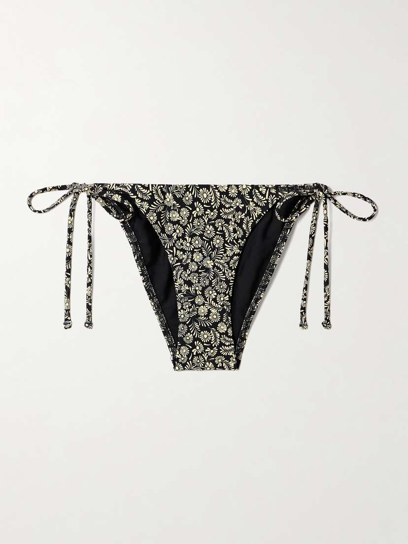 Matteau The String Floral-print Recycled Bikini Briefs