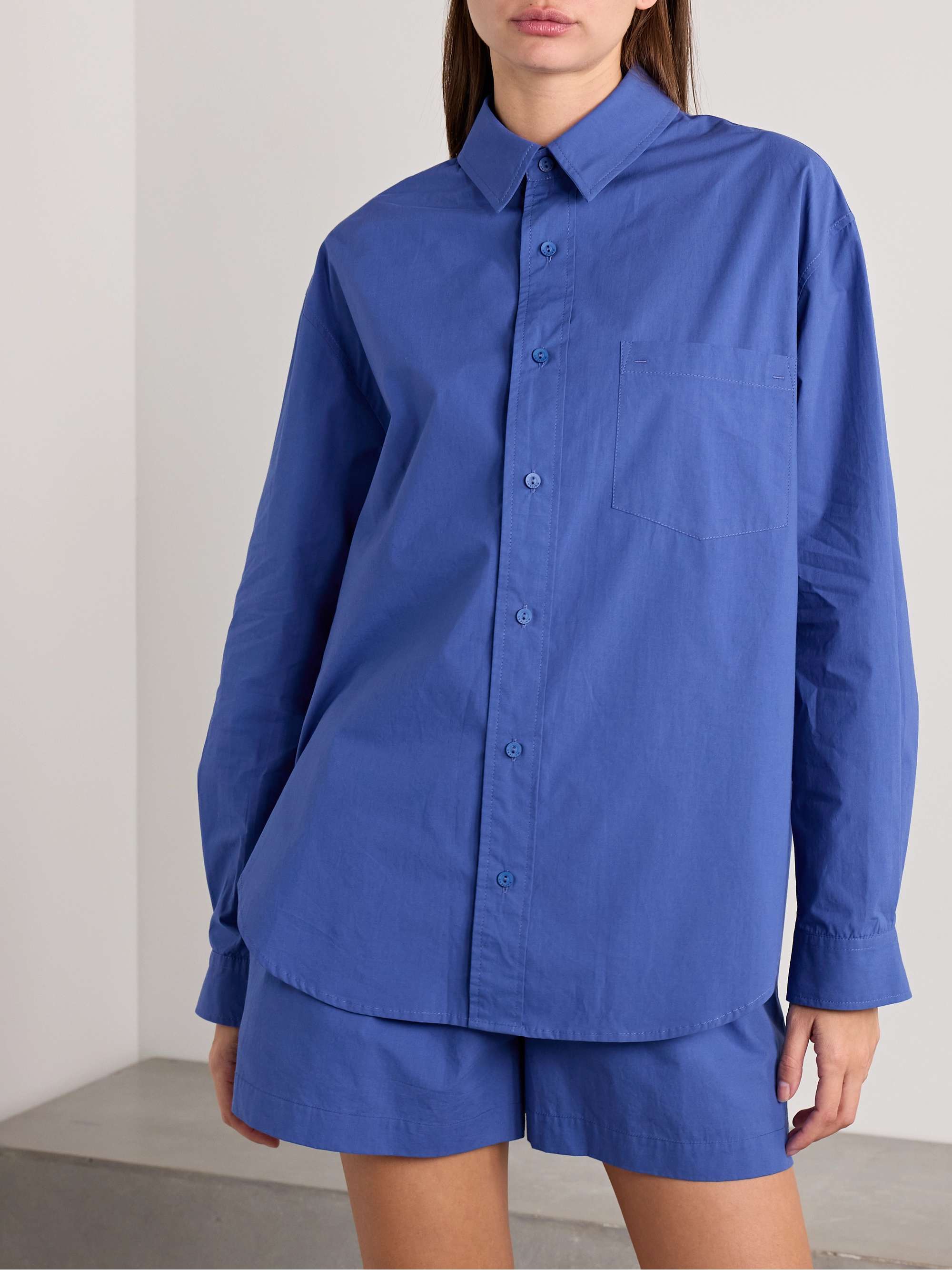 MATTEAU Cotton-poplin shirt