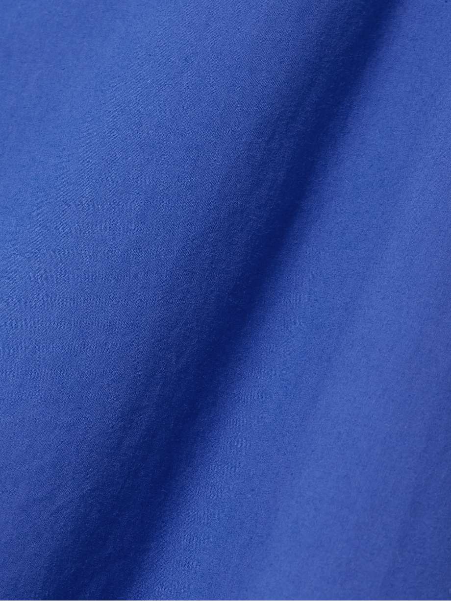organic cotton-poplin mini dress