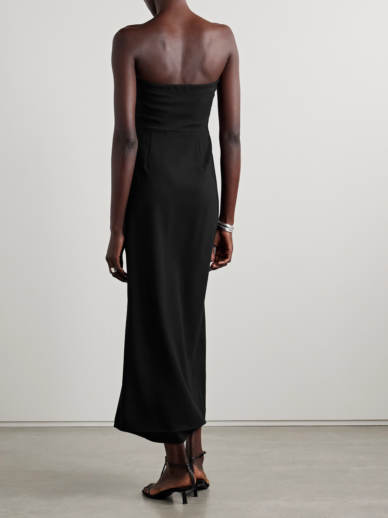 Matteau Stretch-wool Maxi Dress In Black