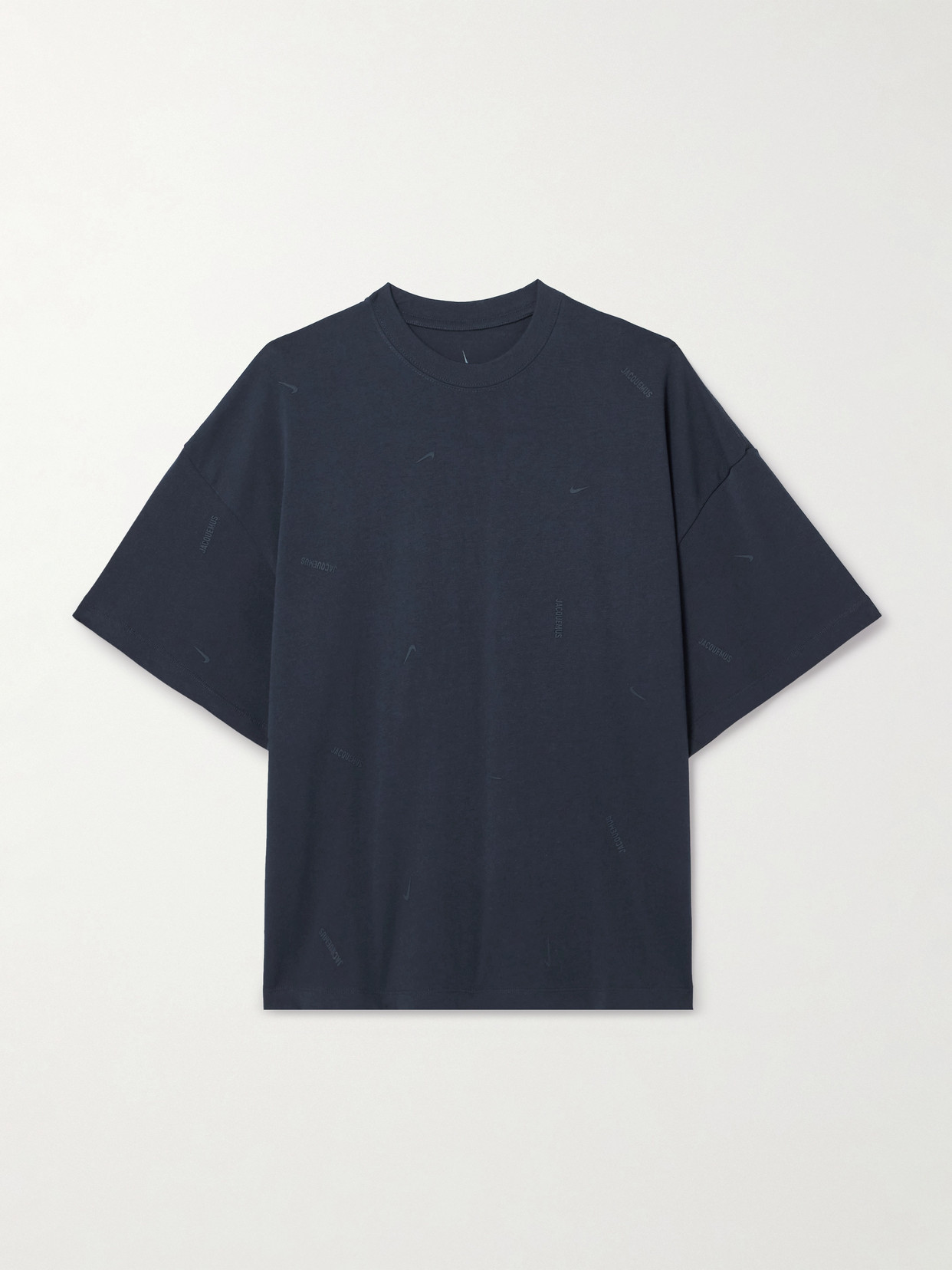 Nike - + Jacquemus Printed Cotton-jersey T-shirt - Blue