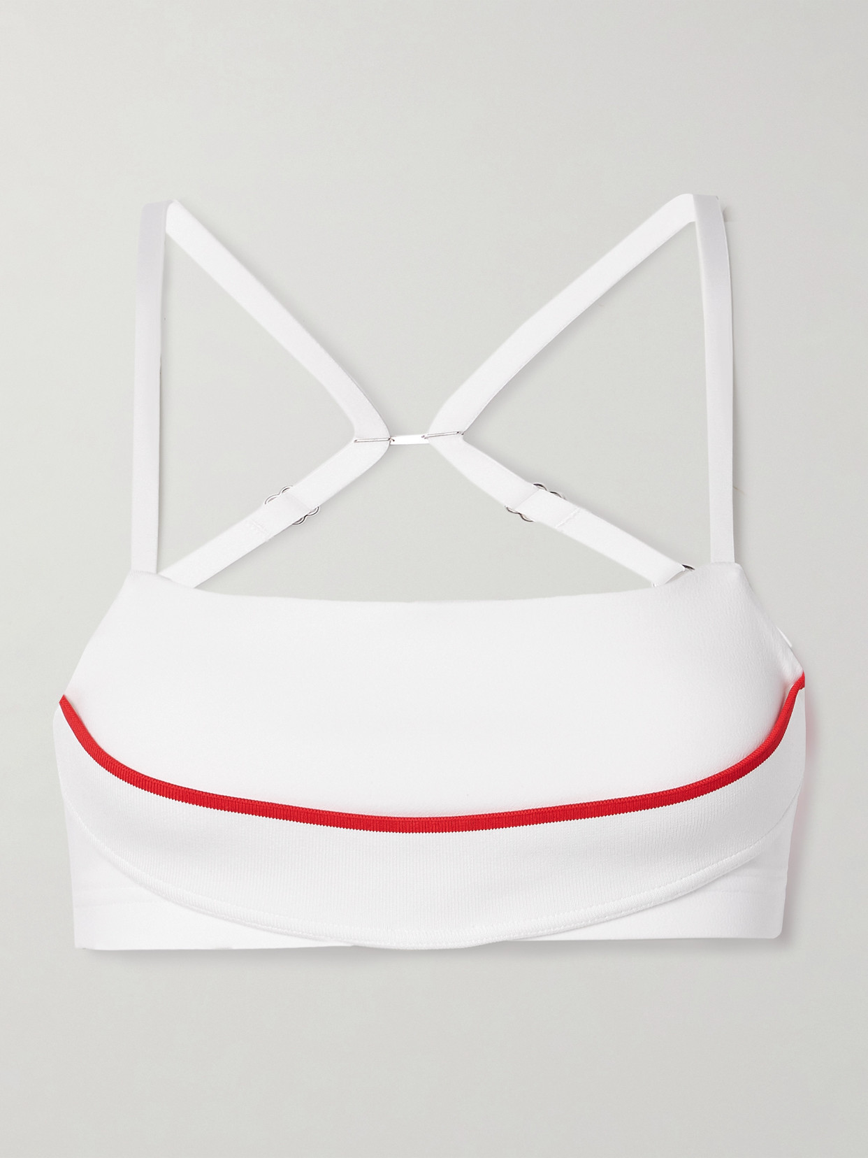 Nike - + Jacquemus Nrg Appliquéd Stretch-jersey Sports Bra - White