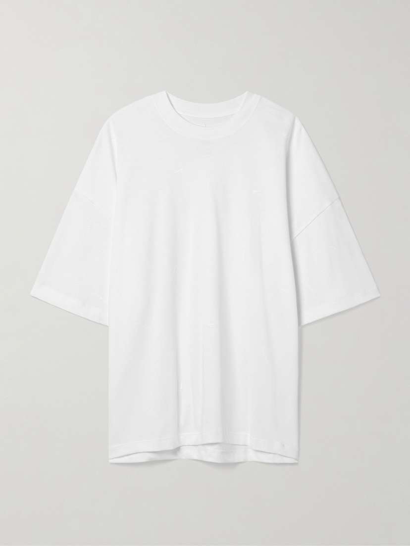 Nike + Jacquemus Oversized Appliquéd Cotton-jersey T-shirt - xx large